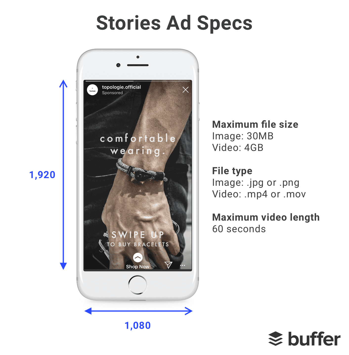 dimensões de anuncios de stories de instagram