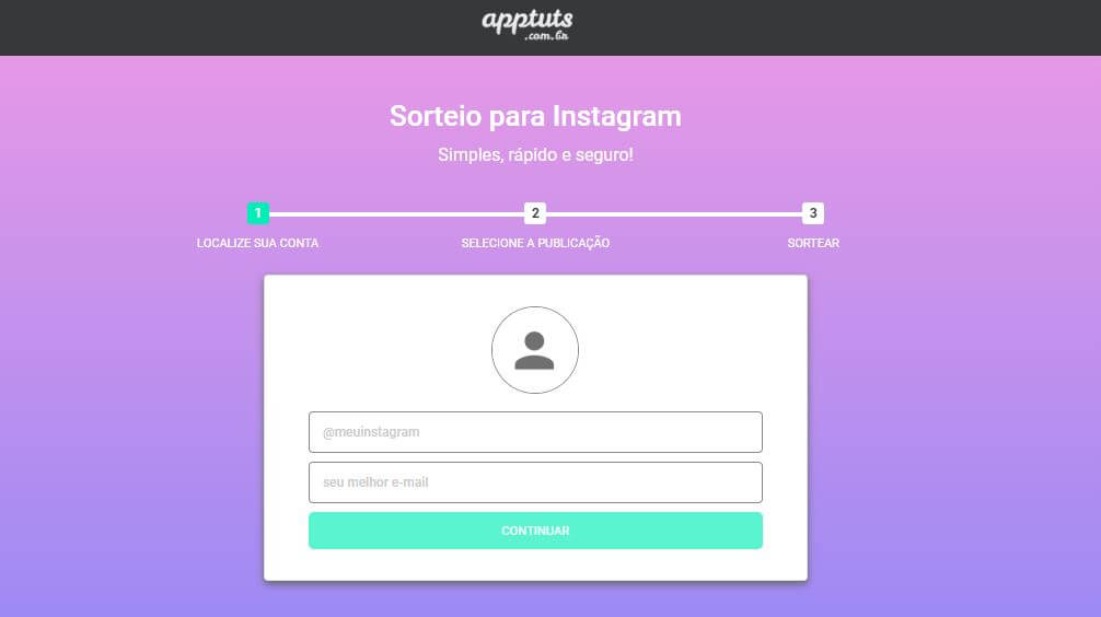 apps para fazer sorteio no instagram -apptuts