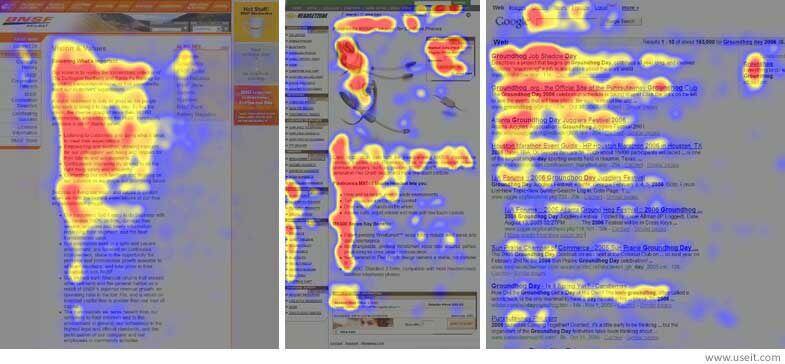 landing page heatmap