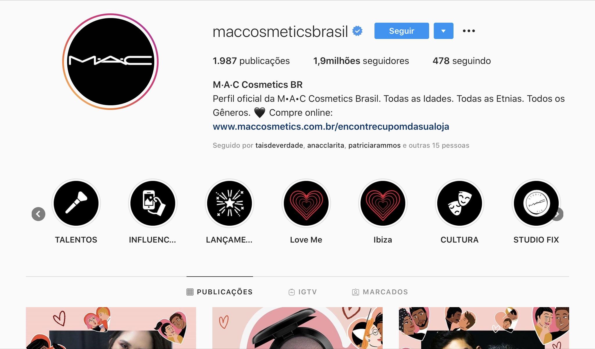 Exemplos para Criar Destaques do Instagram - Mac